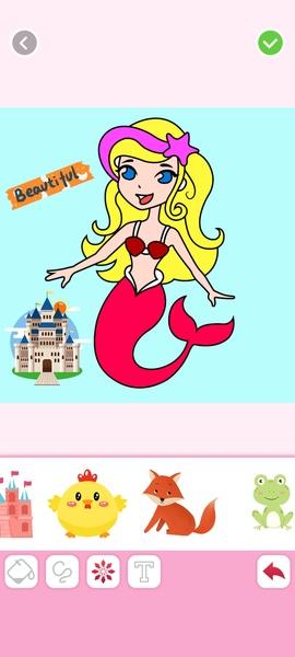 Mermaids Coloring स्क्रीनशॉट 3