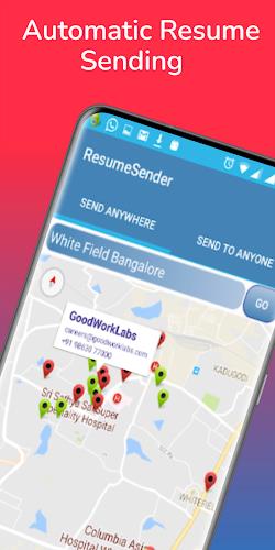 Resume Sender - CV Send Resume Screenshot 1