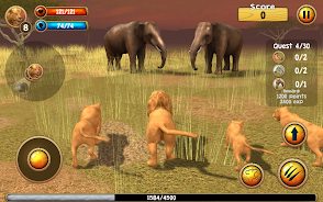 Wild Lion Simulator 3D ဖန်သားပြင်ဓာတ်ပုံ 2