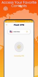 Flash VPN Unlimited Fast Proxy ekran görüntüsü 4