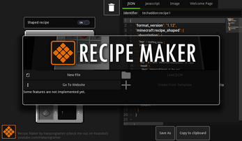 Screenshot Crafting Table Recipe Maker 1