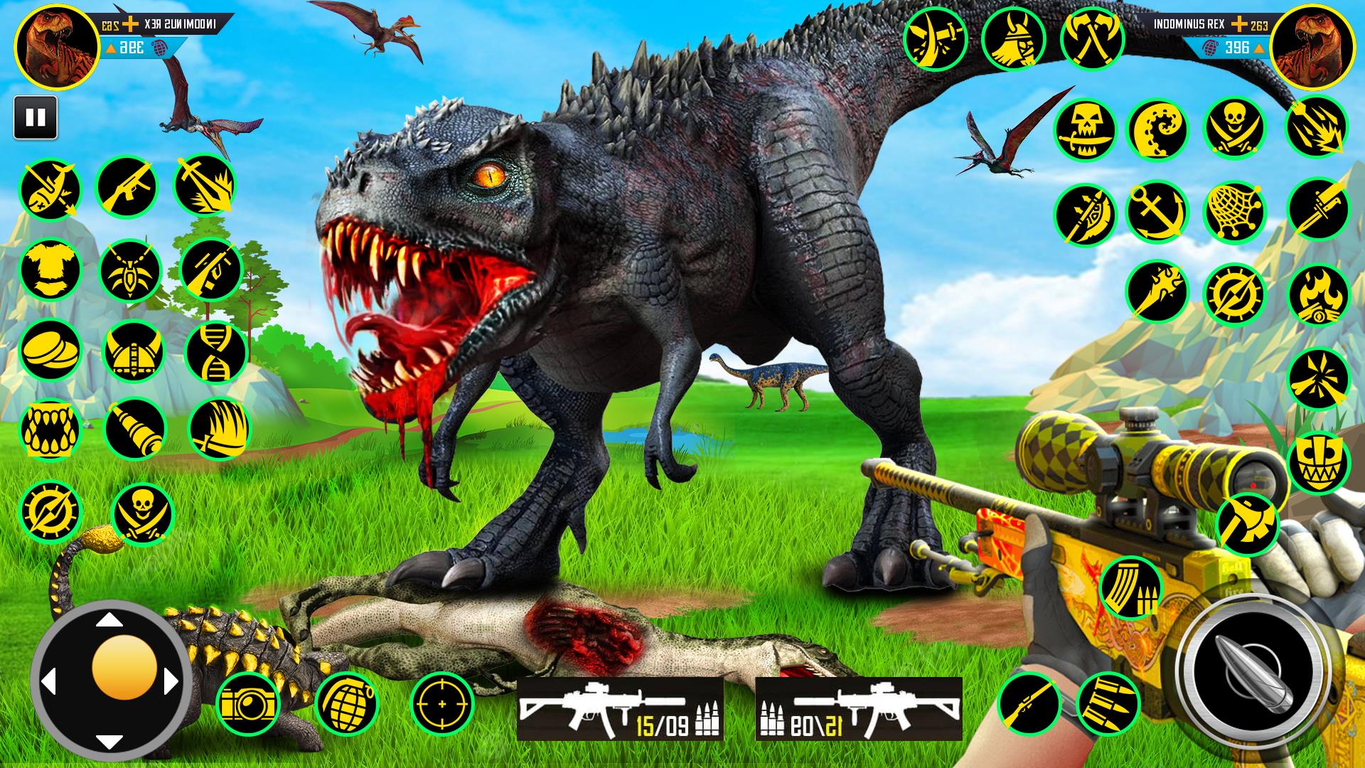 Wild Dinosaur Game Hunting Sim Скриншот 2