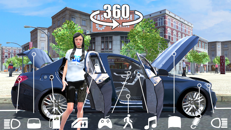 Car Simulator C63 ဖန်သားပြင်ဓာတ်ပုံ 1