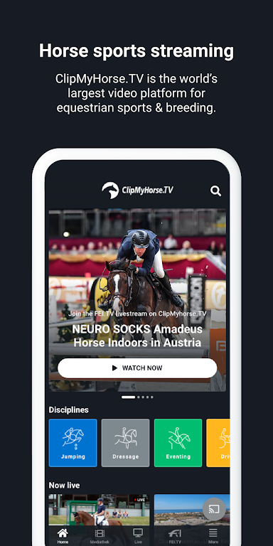 ClipMyHorse.TV & FEI.TV zrzut ekranu 2