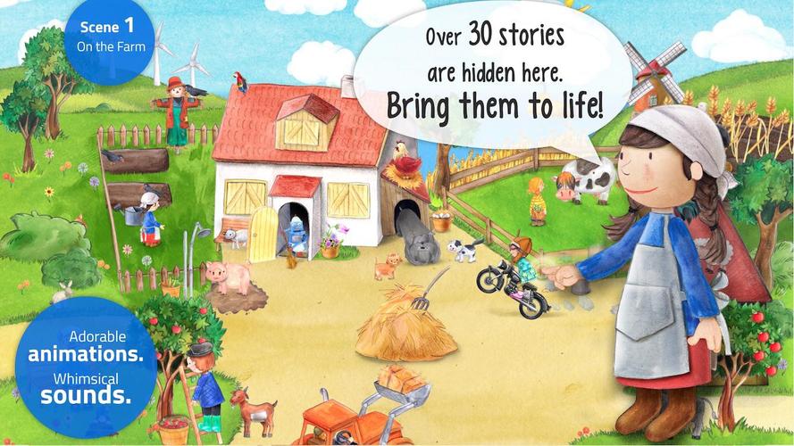 Toddler's App: Farm Animals Screenshot 2