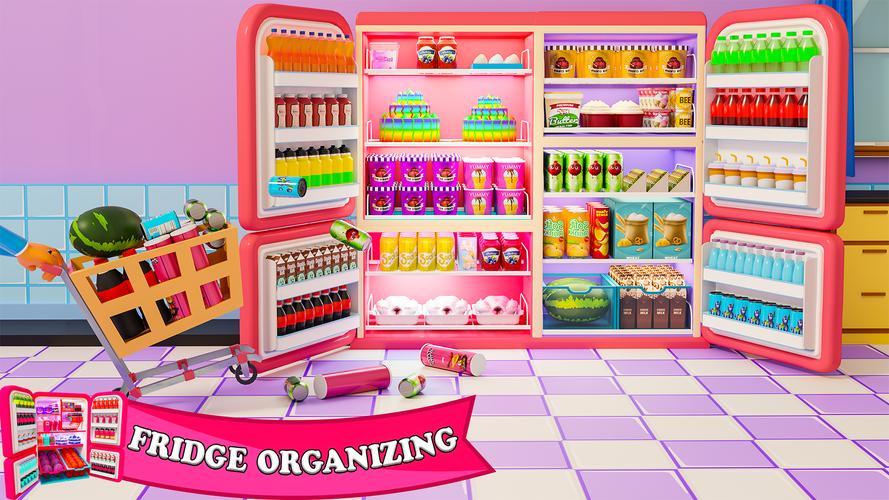 Screenshot Fill The Fridge Organizer Game 4