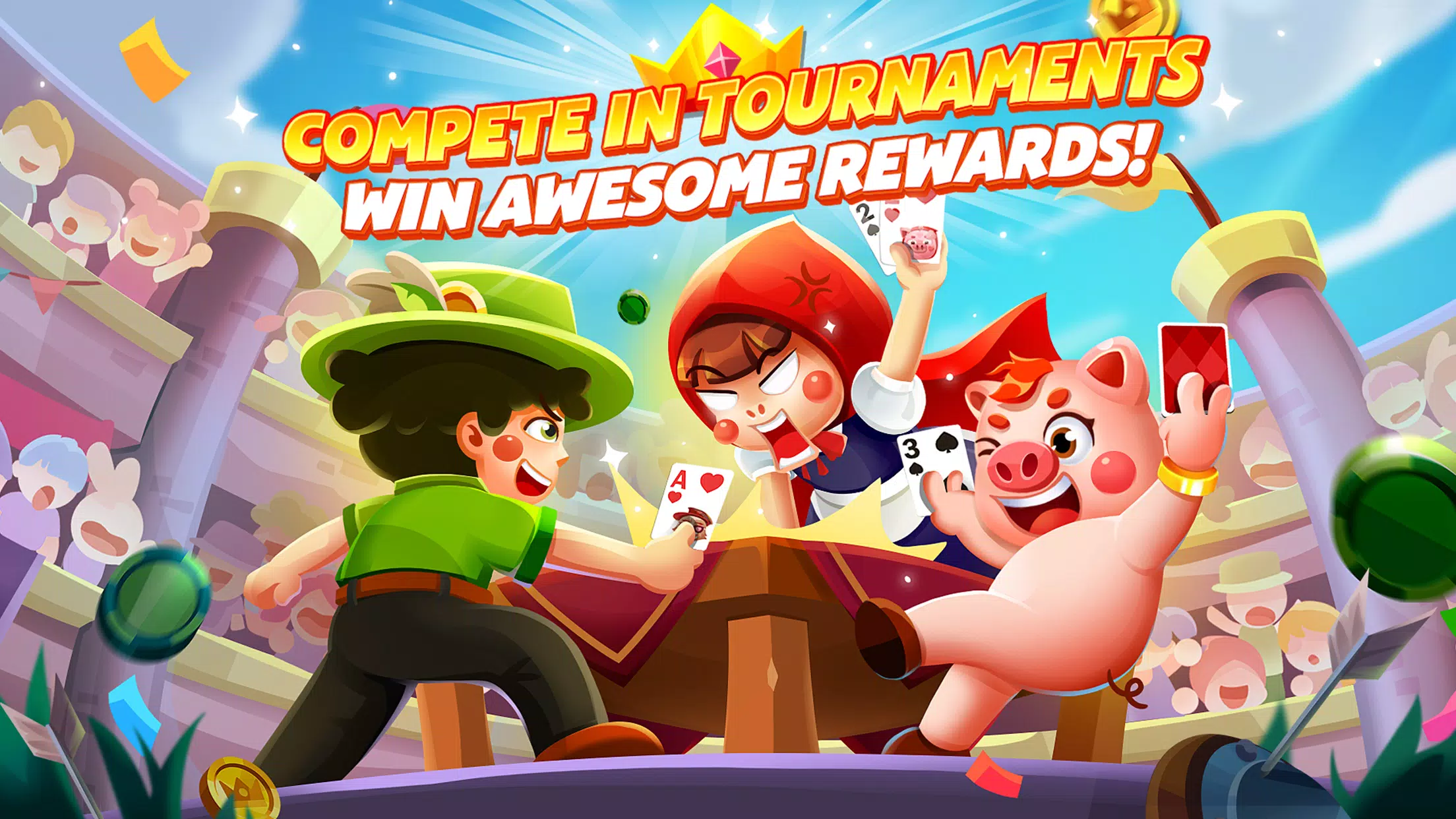 Tiến Lên - 13 - Pig Hunters ekran görüntüsü 4