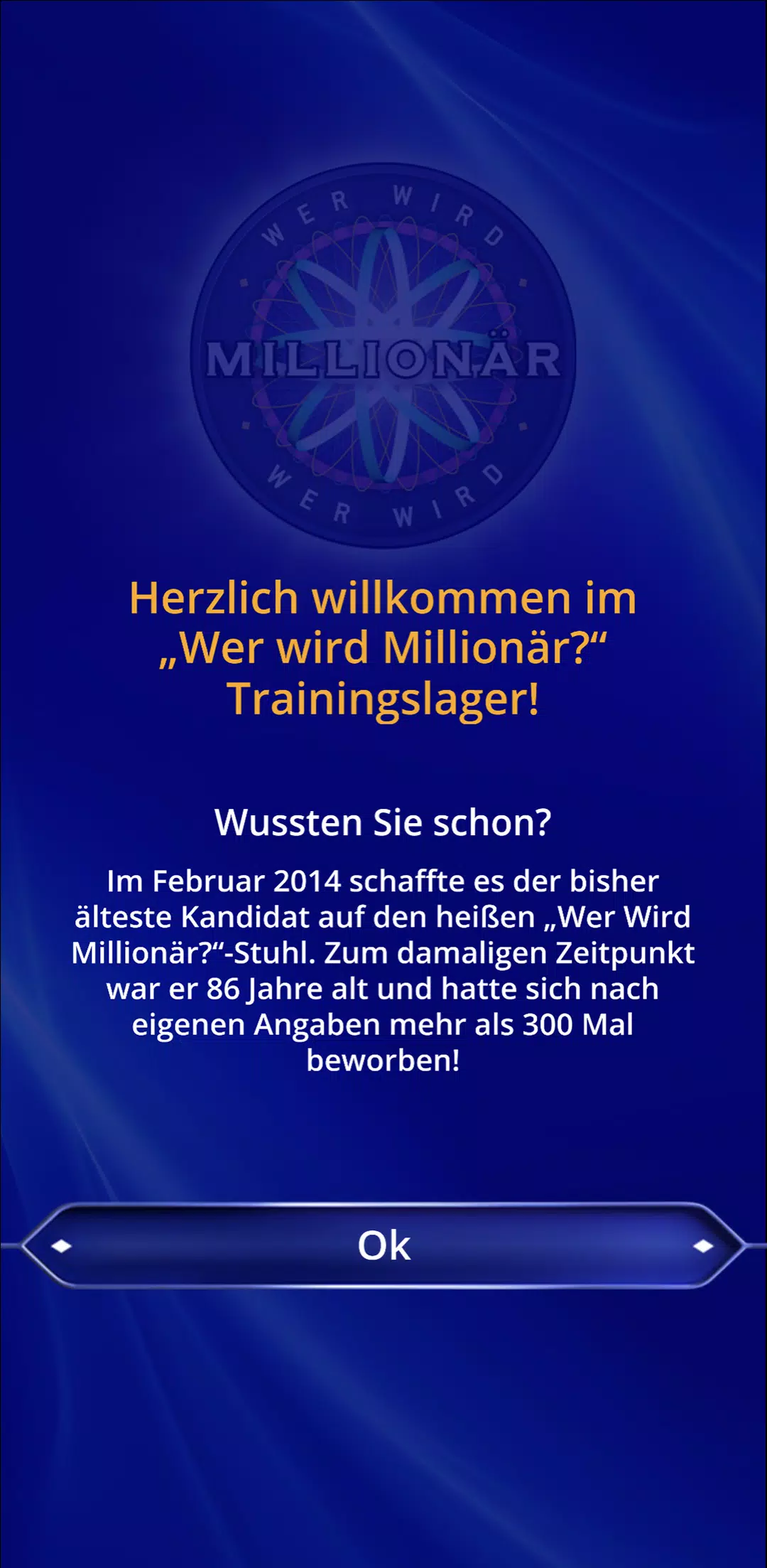 Wer wird Millionär? Training ဖန်သားပြင်ဓာတ်ပုံ 1