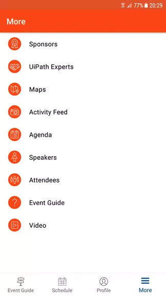 UiPath Events captura de pantalla 