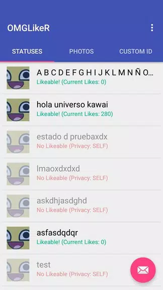 Hublaa Liker captura de pantalla 