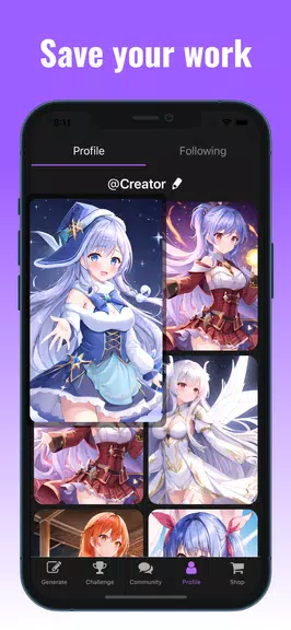 AI Image Generator - Anime Art ဖန်သားပြင်ဓာတ်ပုံ 4