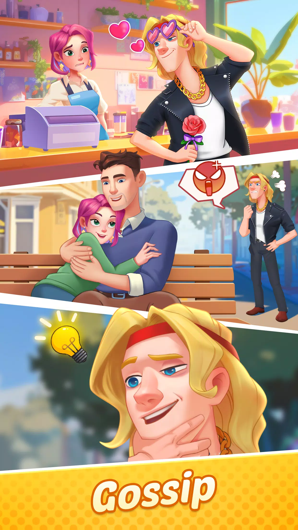 Screenshot Gossip Street: Merge & Story 1