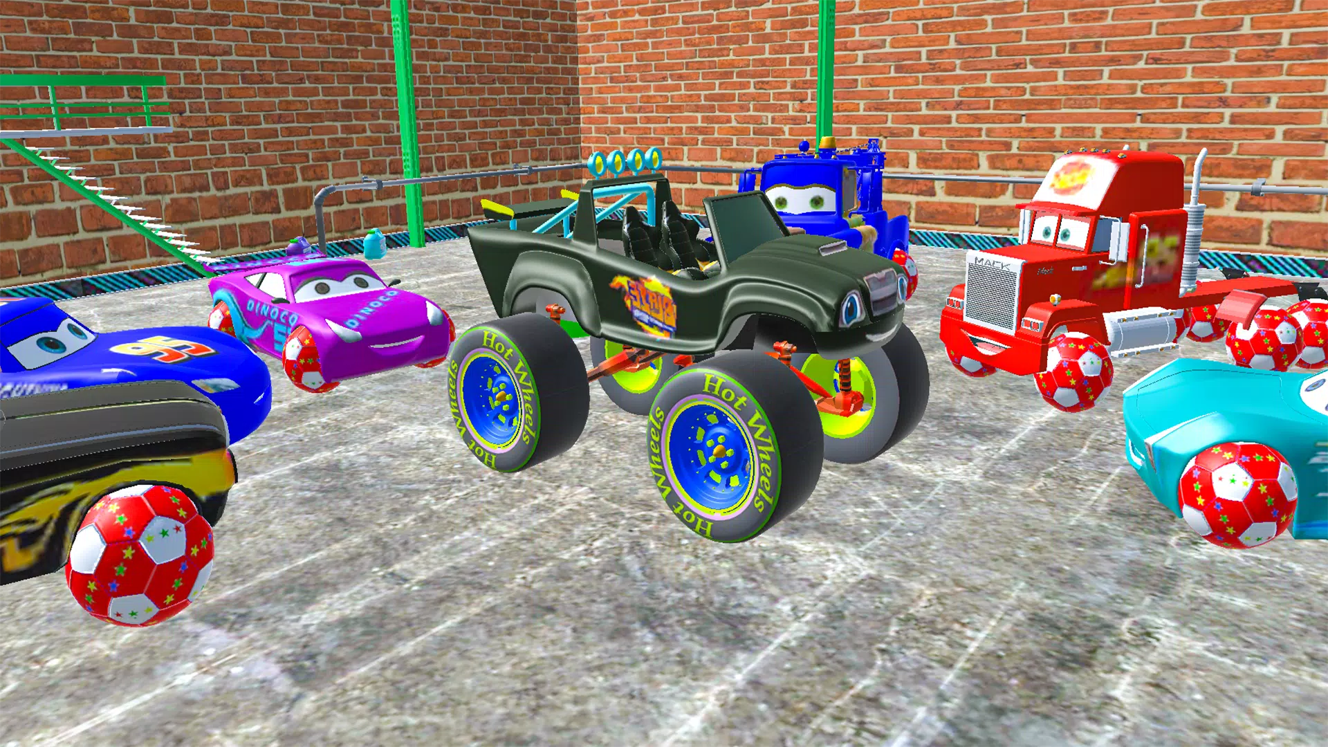 McQueen and Crazy Racing Cars screenshot 3