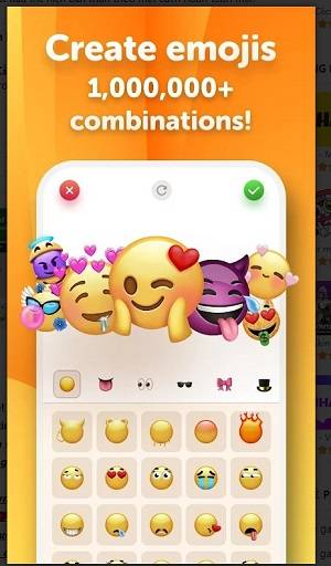 Emoji Up genmoji maker sticker ekran görüntüsü 2