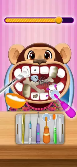 Hippo’s Doctor : Dentist Games ekran görüntüsü 2