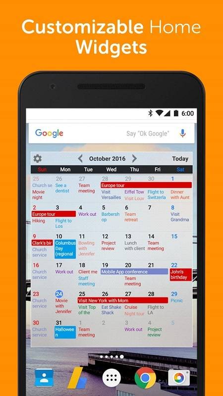 Calendar+ Schedule Planner экрана 1