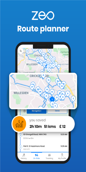 Zeo Fast Multi Stop Route Plan স্ক্রিনশট 1