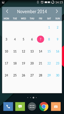 Month Calendar Widget by BiHSnow स्क्रीनशॉट 1