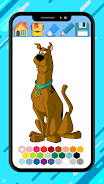 Scooby coloring doo cartoon ga应用截图第2张