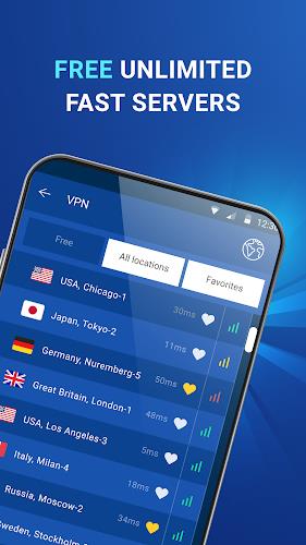 VPN - secure, fast, unlimited ảnh chụp màn hình 1