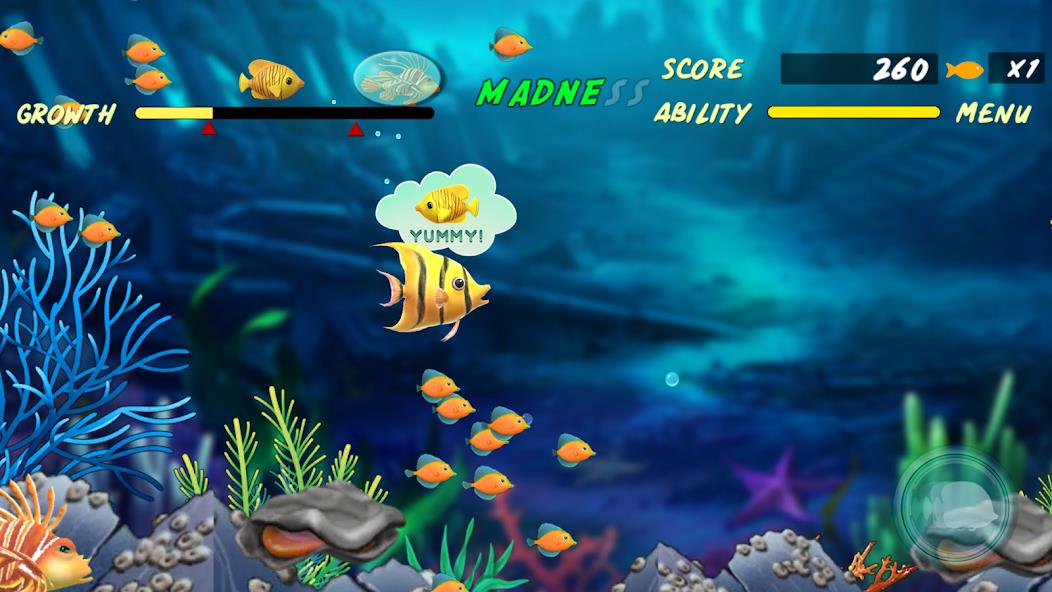 Let Me Eat :Big fish eat small Mod экрана 1