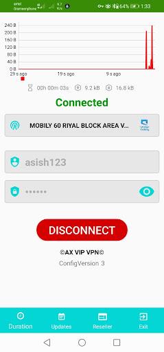 AX VIP VPN Screenshot 2