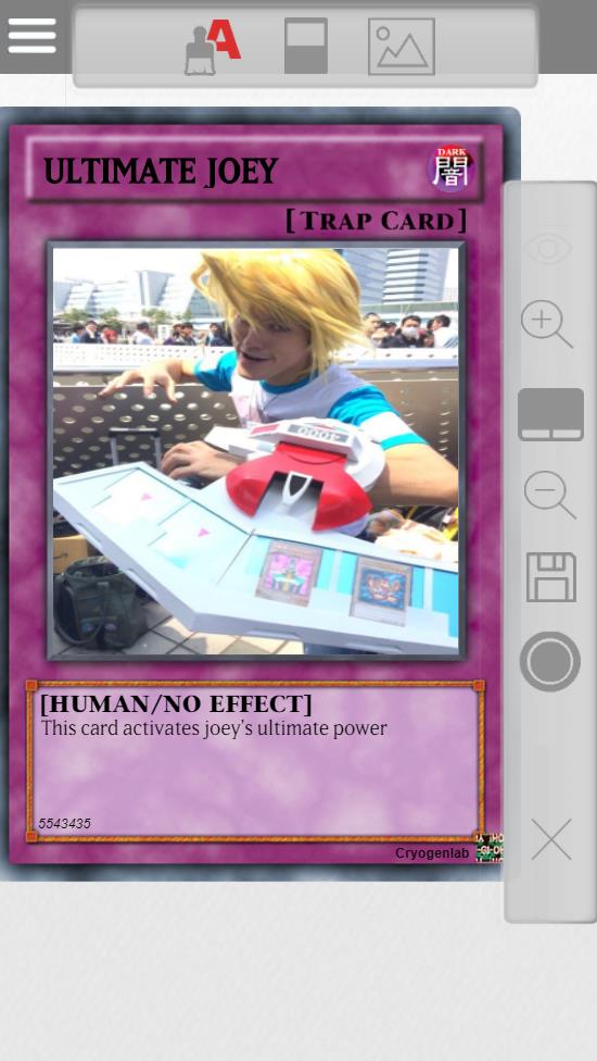 Yugioh Card Maker zrzut ekranu 2