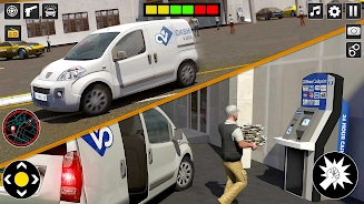 Bank Cash Van Driver Simulator captura de pantalla 