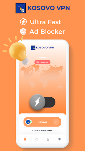 Kosovo VPN - Private Proxy экрана 2