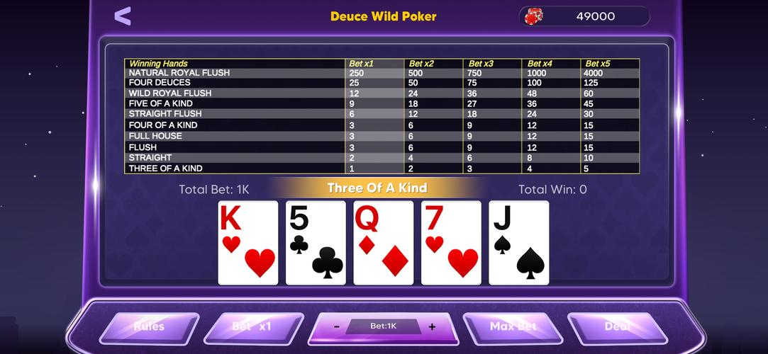 Video Poker Plus экрана 3
