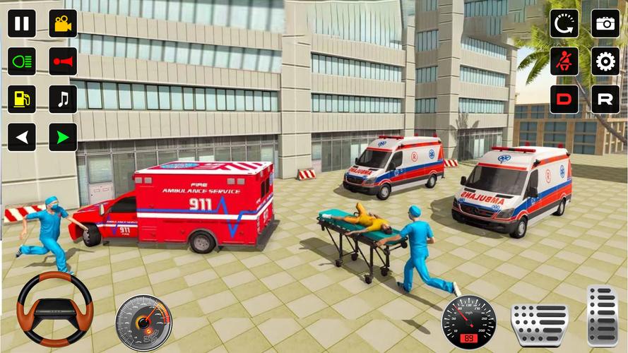 Police Rescue Ambulance Games captura de pantalla 