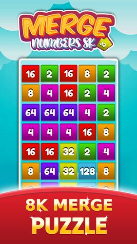 2048 Number Merge Games Puzzle স্ক্রিনশট 1