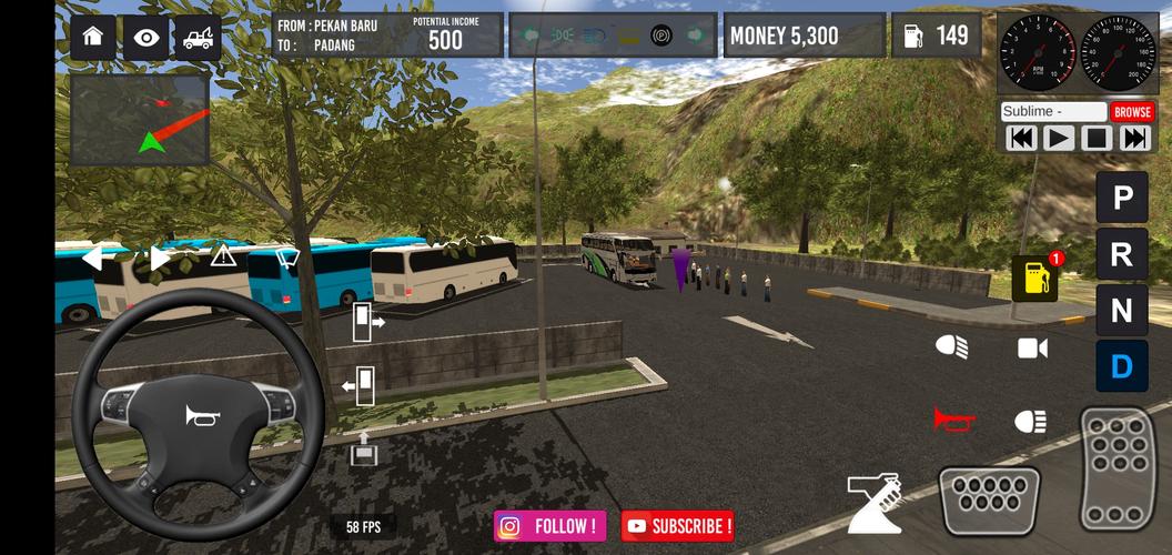 IDBS Simulator Bus Sumatera экрана 4