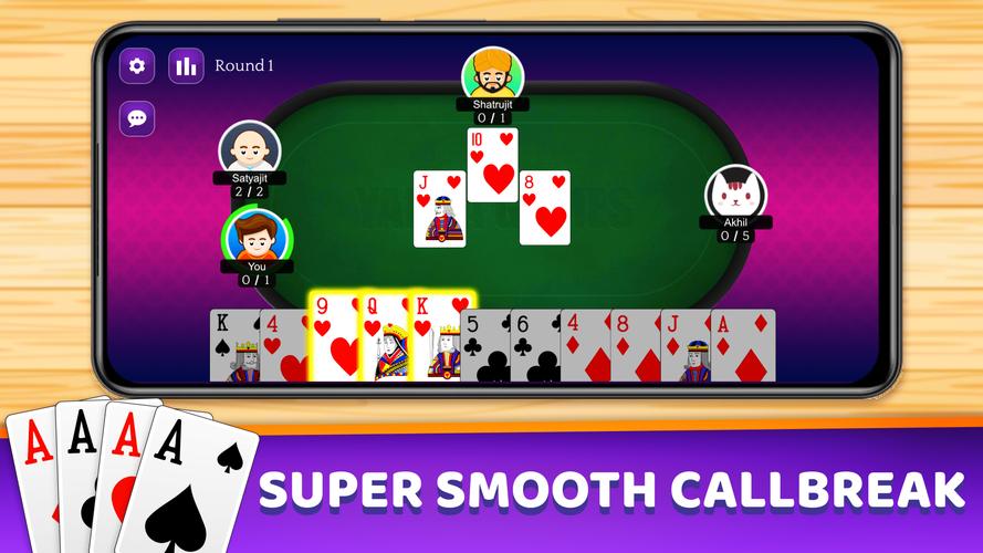 Callbreak Multiplayer экрана 3