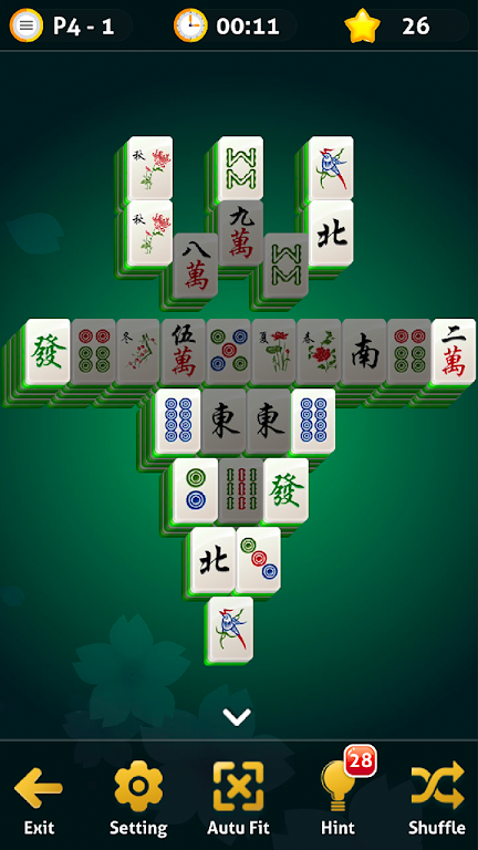 Mahjong Solitaire - Oriental Journey screenshot 1