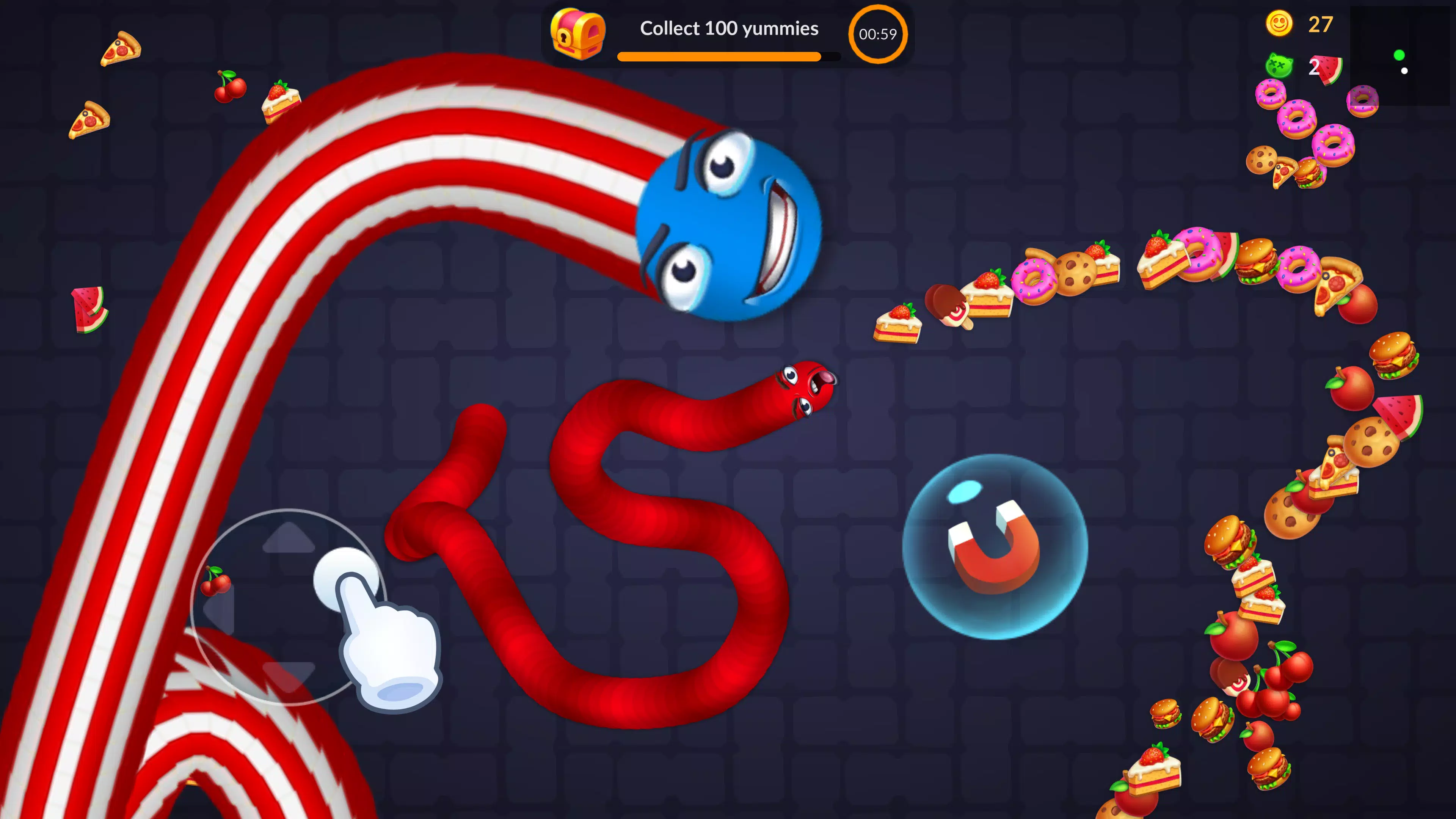 Snake Worms .io: Fun Game Zone экрана 3