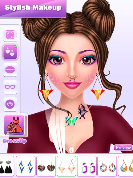 Fashion Makeup: Dress Up Girls captura de pantalla 