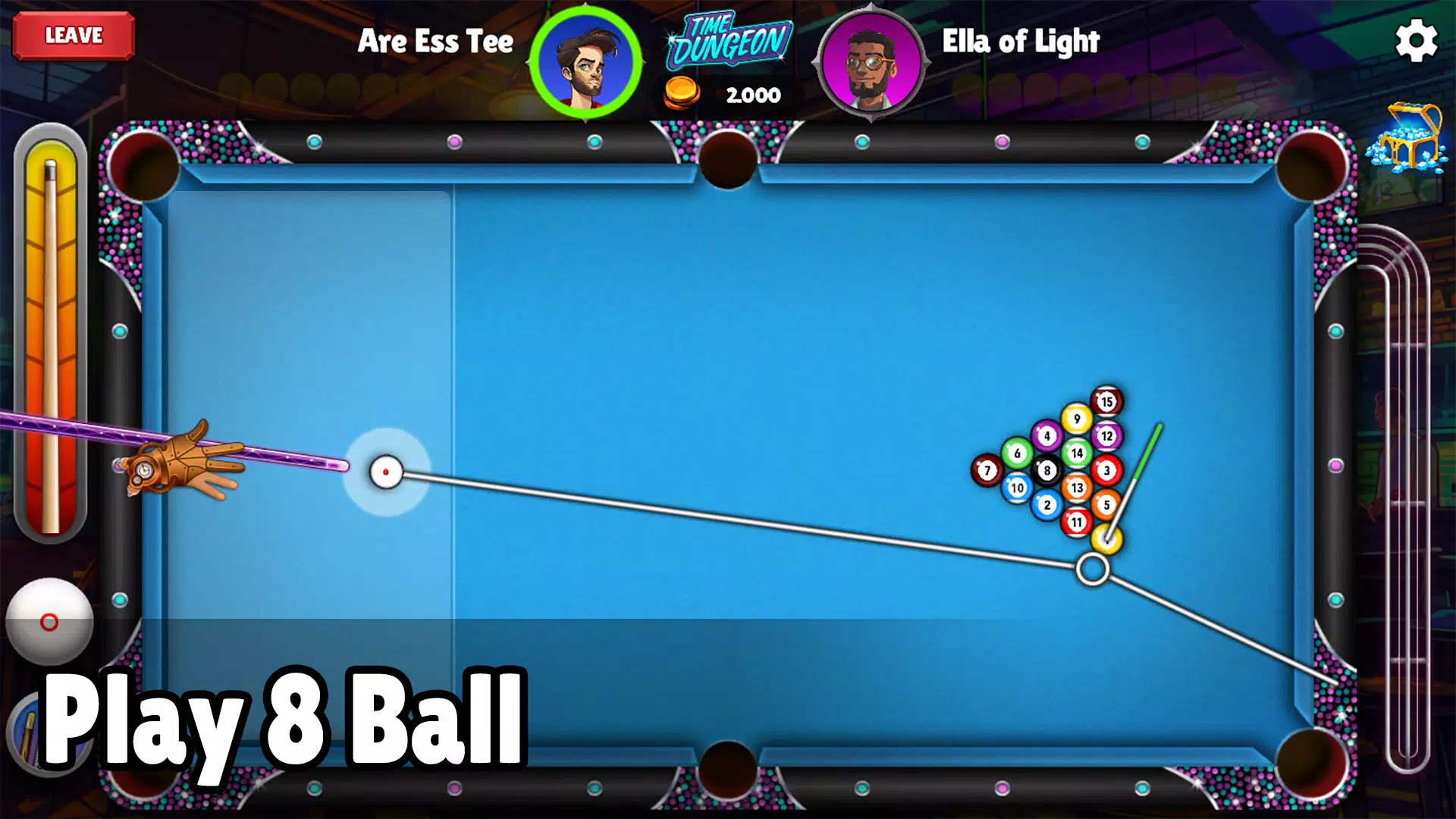 PoolStrike 8 ball pool offline ảnh chụp màn hình 1