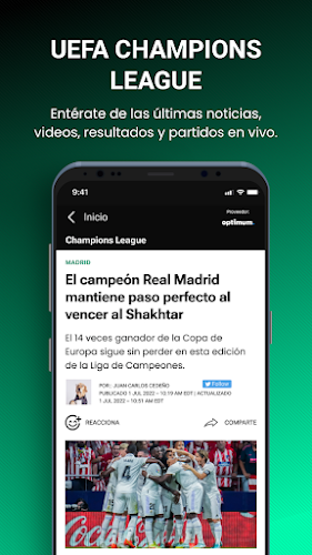 TUDN: TU Deportes Network captura de pantalla 