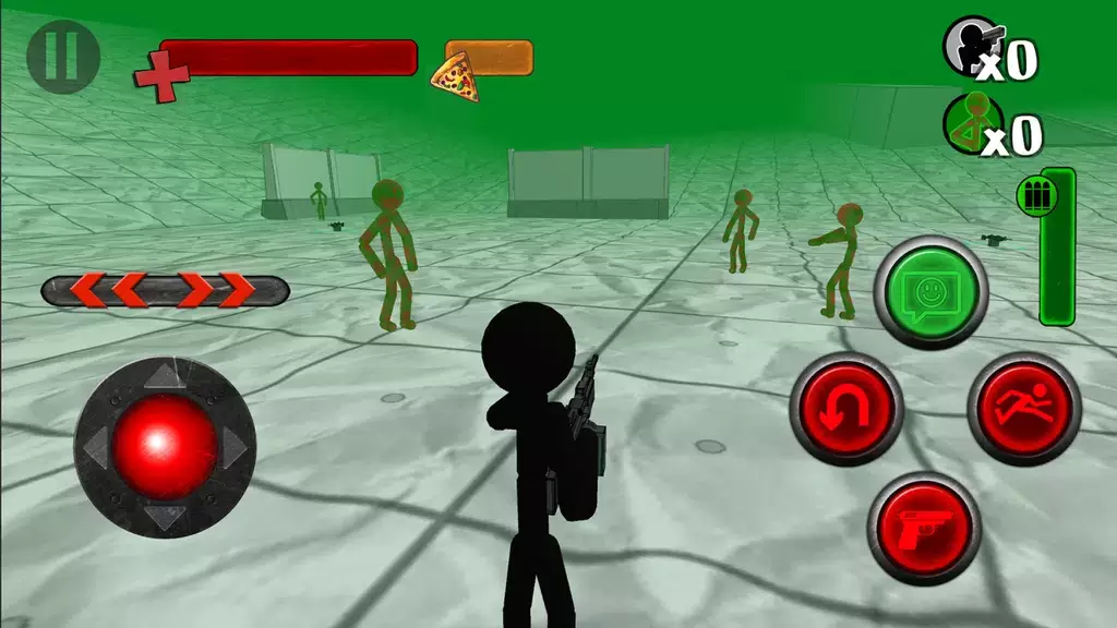 Stickman Zombie 3D ဖန်သားပြင်ဓာတ်ပုံ 1