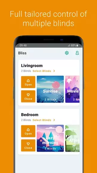 Bliss Smart Blinds ekran görüntüsü 1