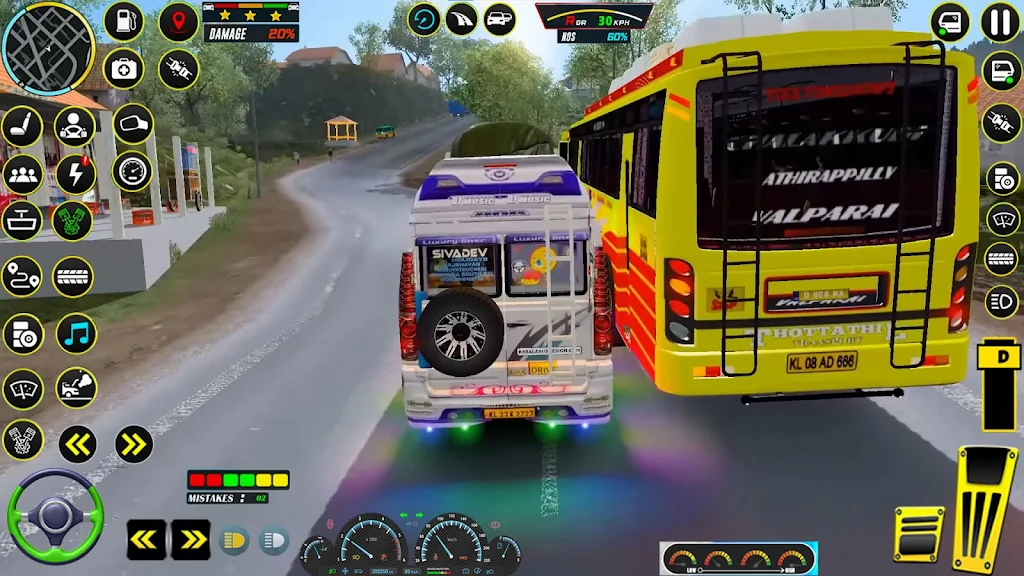 US Public Bus Driving Games 3d ဖန်သားပြင်ဓာတ်ပုံ 3