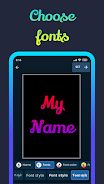 Name wallpaper maker in style screenshot 2