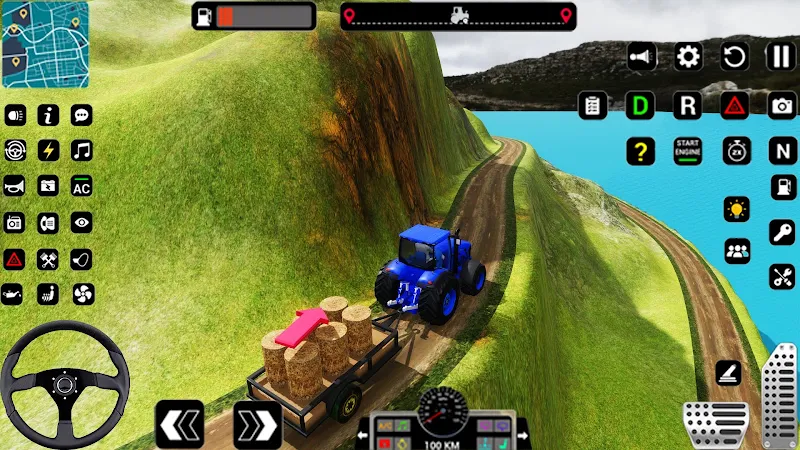 Tractor Trolly Driving Games স্ক্রিনশট 3