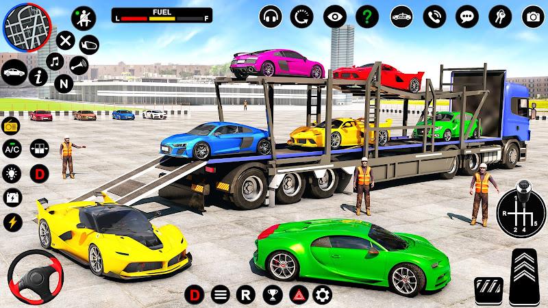 Car Transport Truck Games экрана 1