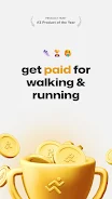 Fitmint: Get paid to walk, run captura de pantalla 