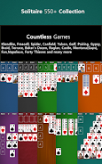 550+ Card Games Solitaire Pack ဖန်သားပြင်ဓာတ်ပုံ 2