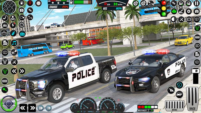 US Police Car Parking - King Скриншот 4