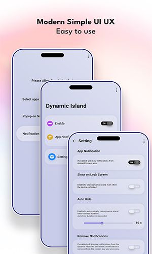 Dynamic Island - Notch Island ဖန်သားပြင်ဓာတ်ပုံ 3