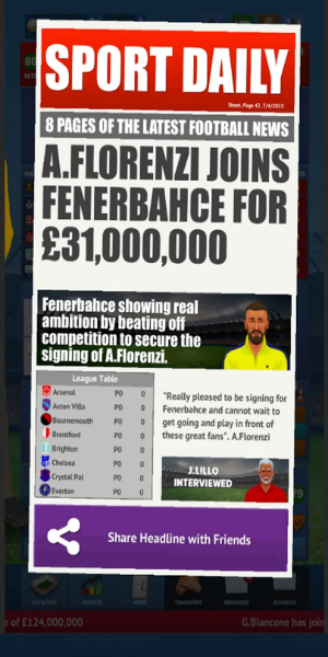 Soccer Club Management 2024 Mod captura de pantalla 